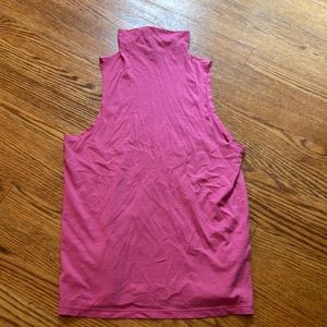 J. Crew bright pink tank/turtle neck size small.